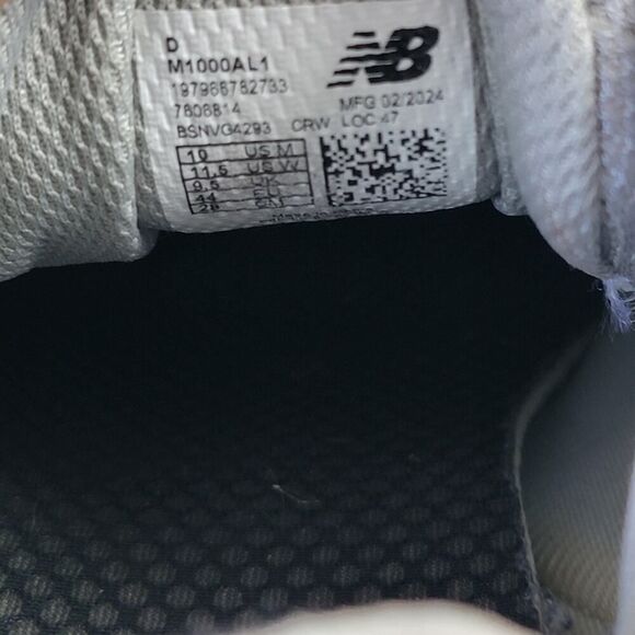 New Balance 1000 Aime Leon Dore-Grey- Gray Sneakers M1000AL1 Mens Shoe Size 10 - Picture 15 of 16